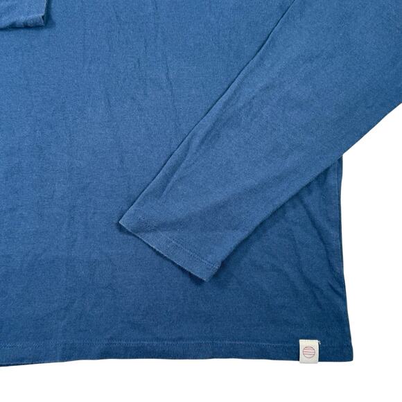 Marine Layer Mens Large Blue Striped Long Sleeve Shir - Picture 5 of 11